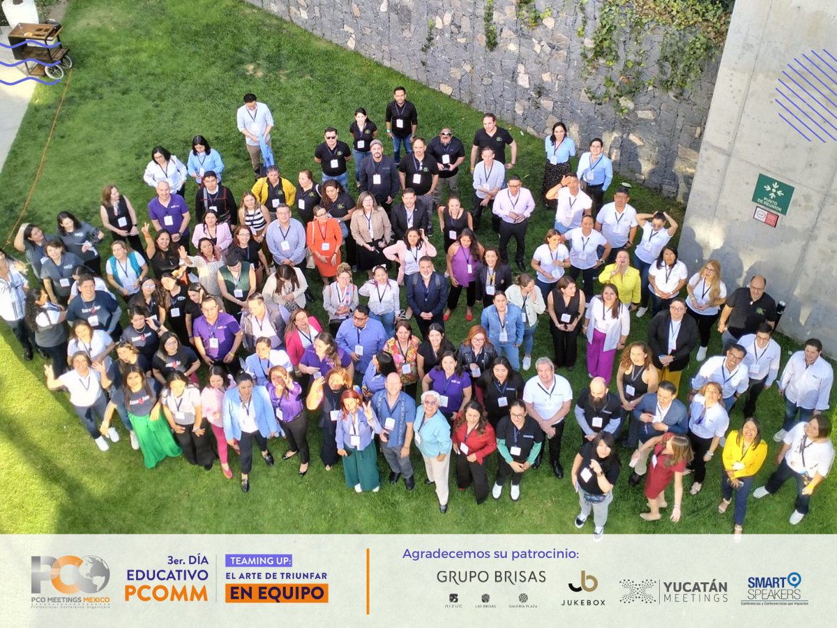 ¡Vivimos unión, alegría, experiencias y mucho aprendizaje durante nuestro 3er. #DíaEducativoPCOMM! 🙌🎓

✨¡Agradecemos a nuestros aliados! <a href="/GpoBrisas/">Grupo Brisas</a> #Jukebox <a href="/yucatanmeetings/">Yucatán Meetings</a> <a href="/SmartSpeakers/">Smart Speakers</a>
.
#PCOMM #ElValorDeNuestraGrandeza #IndustriaDeReuniones #meetingplanners #eventos2024