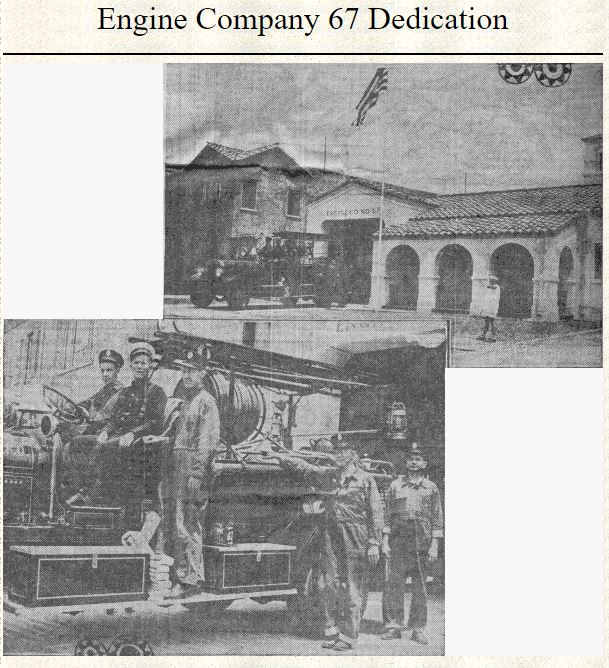 95 Years Ago Today - May 23, 1929: The Los Angeles Express Newspaper, a precursor to the Herald-Examiner, featured an article and photos of the recently opened @LAFD Station 67 in the #WestAdams neighborhood, that now serves as home to @Culture_LA's William Grant Still Community