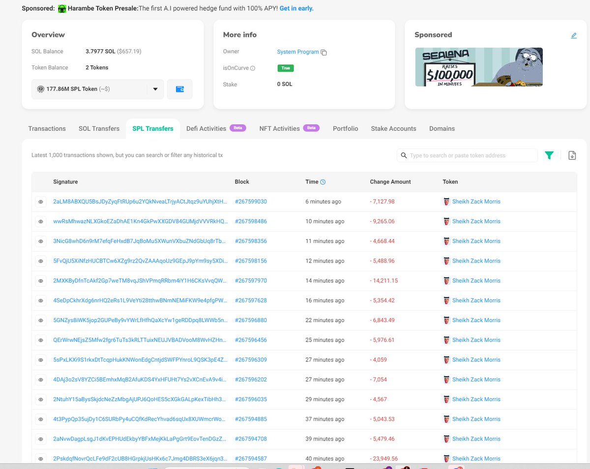 thousands given back to community.
more coming, stay tuned. $sheikh x $zack