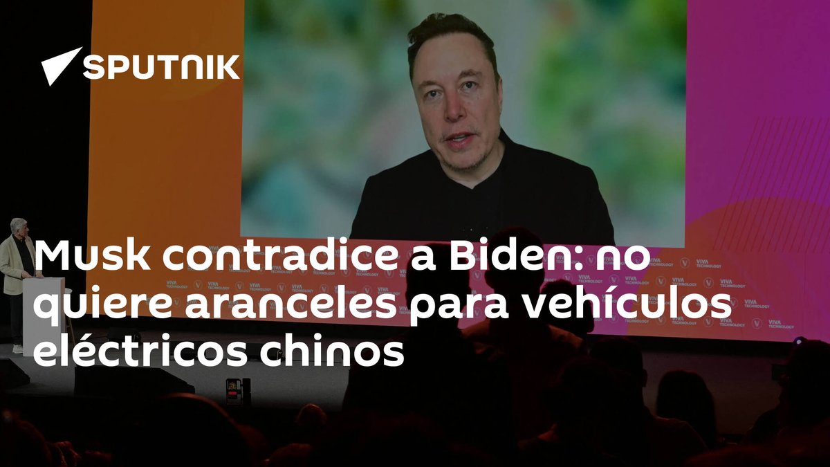 Musk contradice a Biden: no quiere aranceles para #vehículoseléctricos chinos latamnews.lat/20240524/musk-…