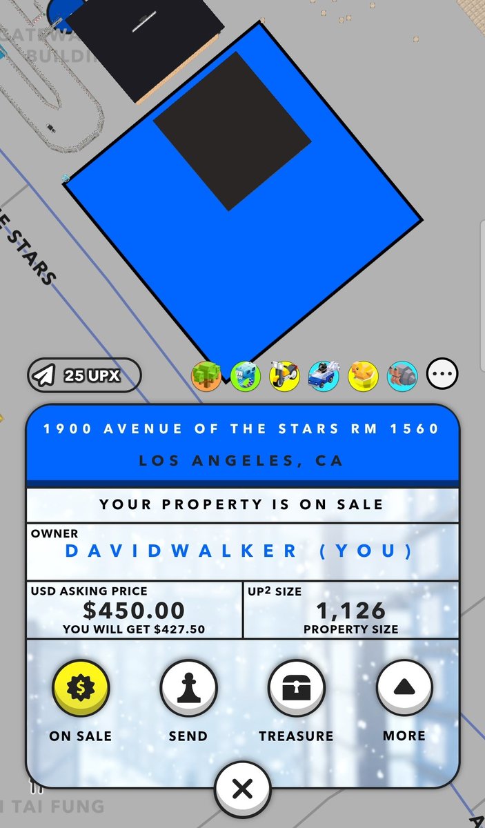 Would like to buy an airport hangar bundle.  Looking to raise some USD.  Heavily discounted large showroom in Century City Los Angeles <a href="/UplandMe/">Upland</a>.  Grab it now and open your own #Upland #Metaventure