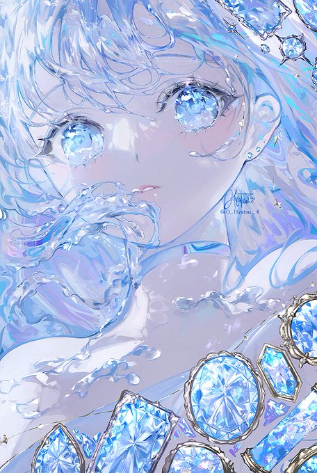 「closed mouth gem」 illustration images(Latest)