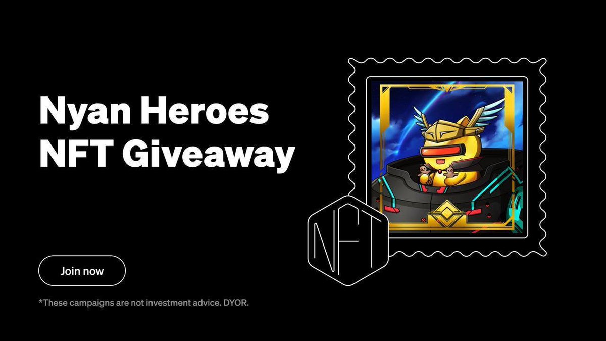#Giveaway Whitelist Nyan Heroes

Hướng dẫn nhận Whitelist dự án Nyan Heroes trên OKX Web3

Đăng ký tài khoản OKX: okx.com/join/1920088

ℹ️ Nyan Heroes là một tựa game thuộc thể loại battle royale được xây dựng trên Solana

Dự án đã hành 3 vòng gọi vốn (2 vòng