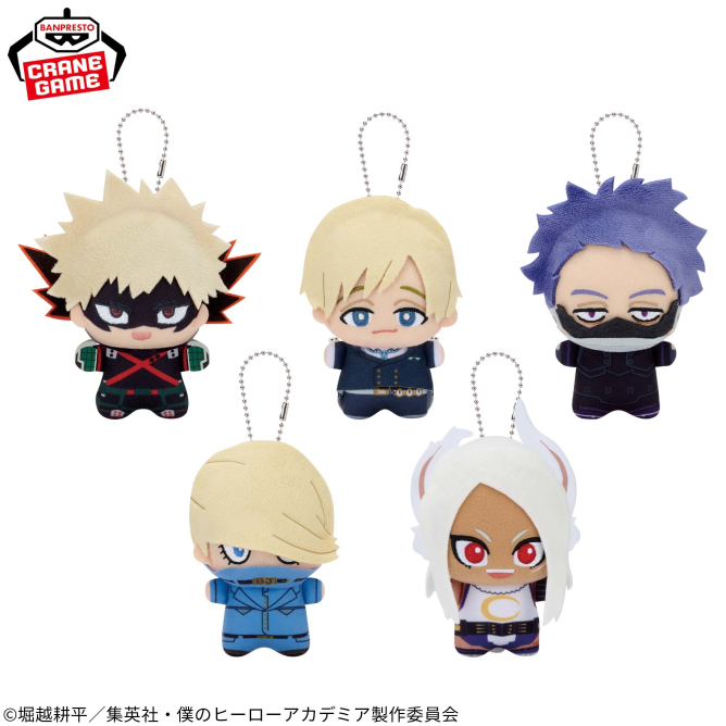 2024年6月20日（木）より順次登場予定

僕のヒーローアカデミア ちびぐるみvol.5

bsp-prize.jp/item/2710281/