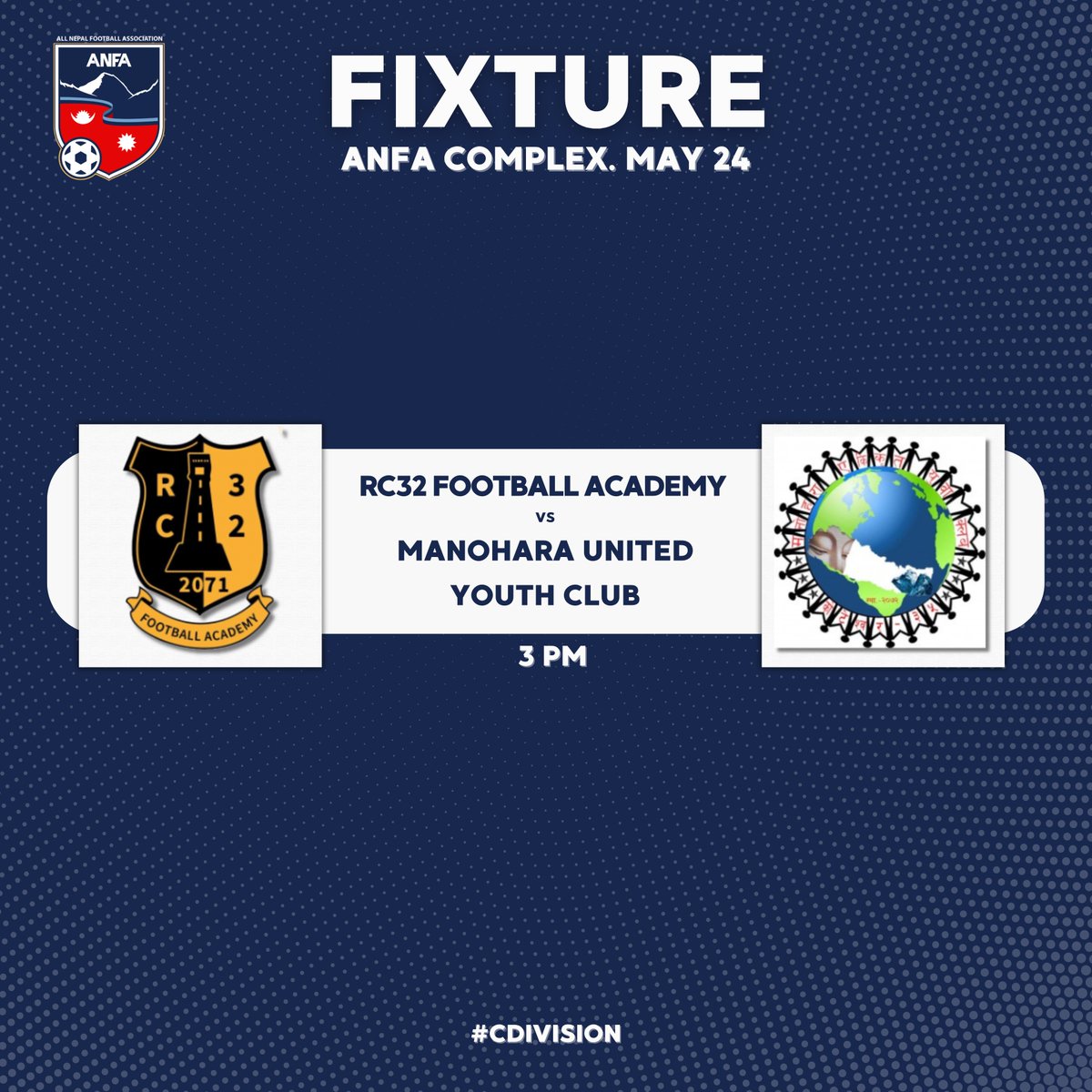 We begin the 10th round of #CDivision with one fixture at 3 pm. #ANFA