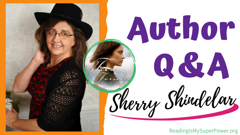 #giveaway 'I think Eyes-Like-Sky is most like the inner me that only my close family knows.' Chatting with author Sherry Shindelar about TEXAS FORSAKEN! wp.me/p7effm-gUe #BookTwitter #HistoricalRomance #western #justreadtours @justreadtours #readingcommunity