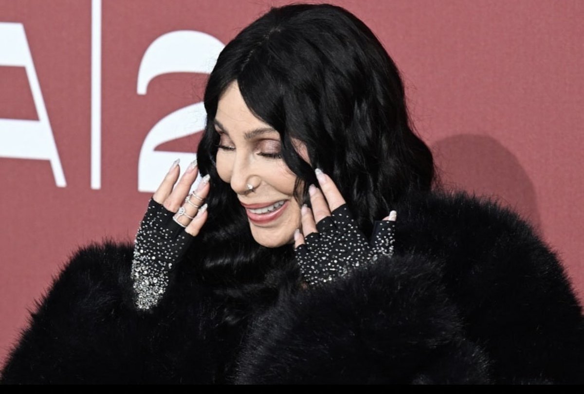 NikNik_Nichole's tweet photo. We had a good day #Cher crew. She looks &amp; sounds better than ever at 78 yrs old. Partially due to good genes &amp; the man who’s helping her outta her jeans. 😏 New music is coming. I cannot wait!!! My favorite pics of the night. #cannes2024 #amfar #Alexanderedwards https://t.co/lAj3plQS1C