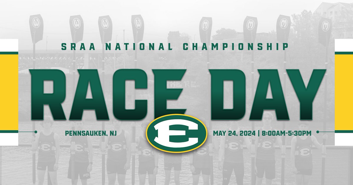 Here. We. Go.

Day 1 of the SRAA National Championship in Pennsauken, NJ.

We've got two crews competing:
Event #36 | Varsity 4+ | Heat 2 | 11:00am | Lane 4
Event #52 | Freshmen 8+ | Heat 1 | 12:15pm | Lane 5

Find additional details at sraa.net

Let's go, Eagles!!
