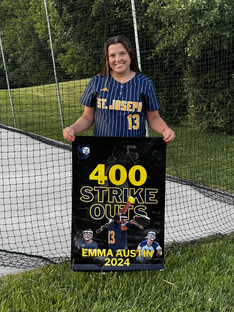 Last night against Gull Lake I got my 400th High School Strike Out!  Looking forward to 500! Thank you to my friends, teammates and coaches for all the love and support!   <a href="/MojoDeWitt/">Tennessee Mojo DeWitt</a> <a href="/sjbearssports/">SJ Athletics</a> <a href="/CollegeBDJocks/">College Bound Jocks</a>