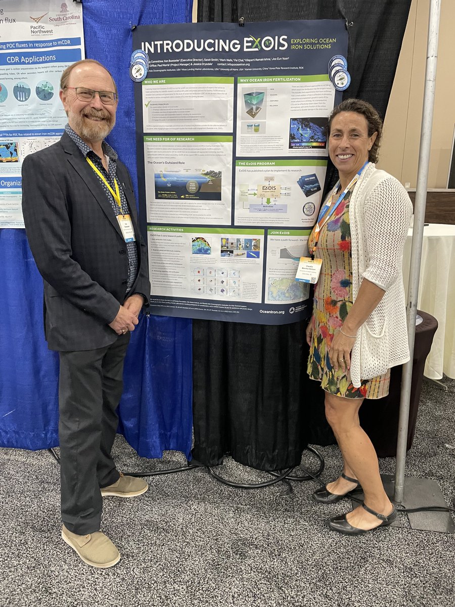 #ExOIS continues to get the word out there about #OceanIronFertilization #OIF for #CDR, this time in Dallas, Texas at the <a href="/ARPAE/">ARPA-E</a> Energy Innovation Summit
<a href="/Cafe_Thorium/">Ken Buesseler</a> <a href="/WHOI/">Woods Hole Oceanographic Institution (WHOI)</a>