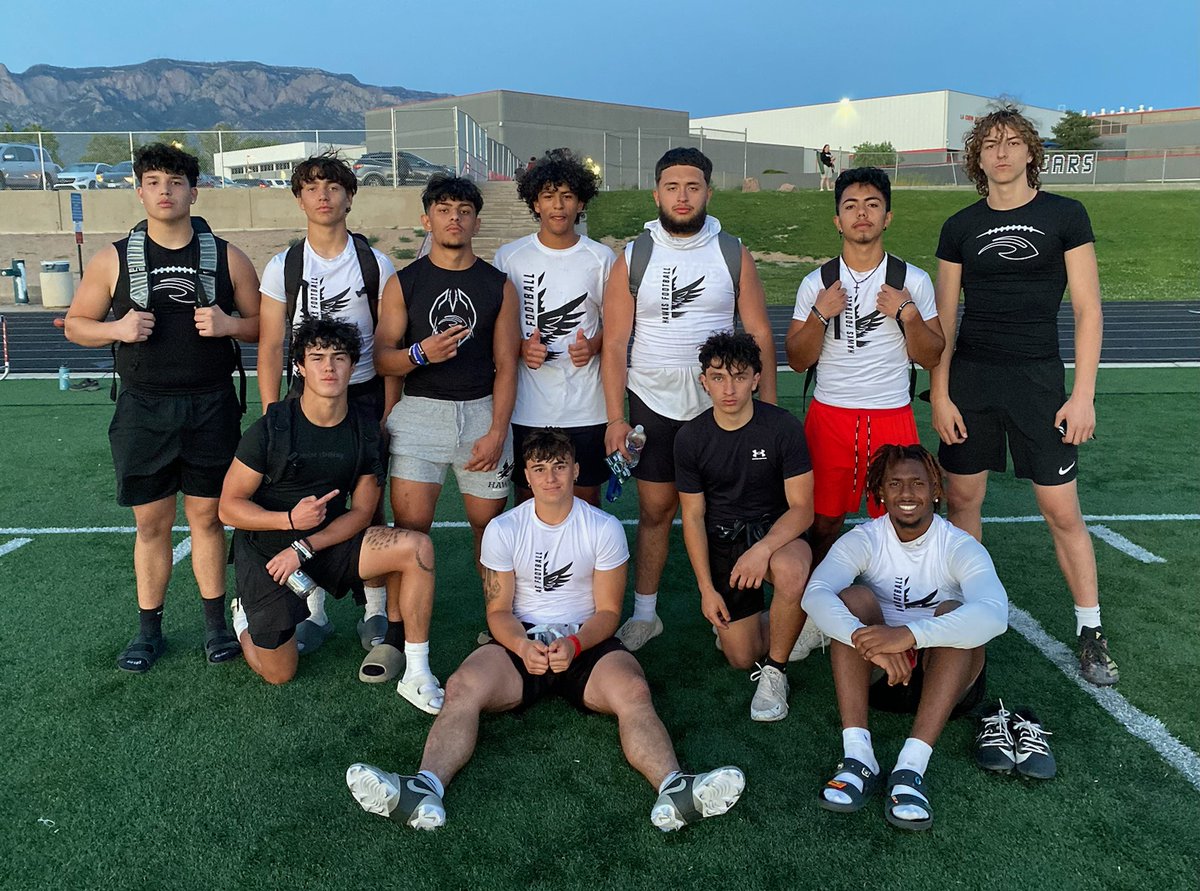 VVHS represented well at ENMU camp today!.  #Gata
<a href="/CoachWallin/">Chad Wallin</a>