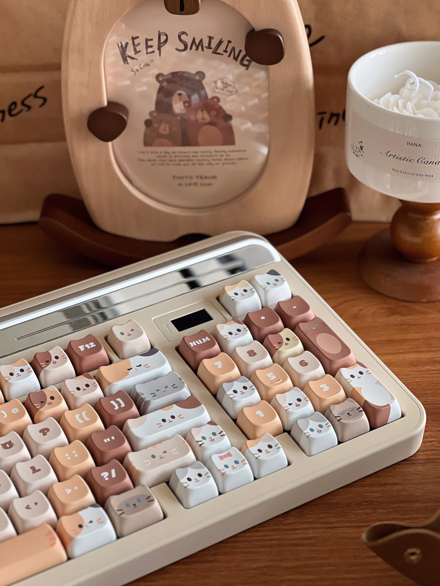 【新商品】 Meow Keycaps が入荷しました！
shop.yushakobo.jp/products/9387