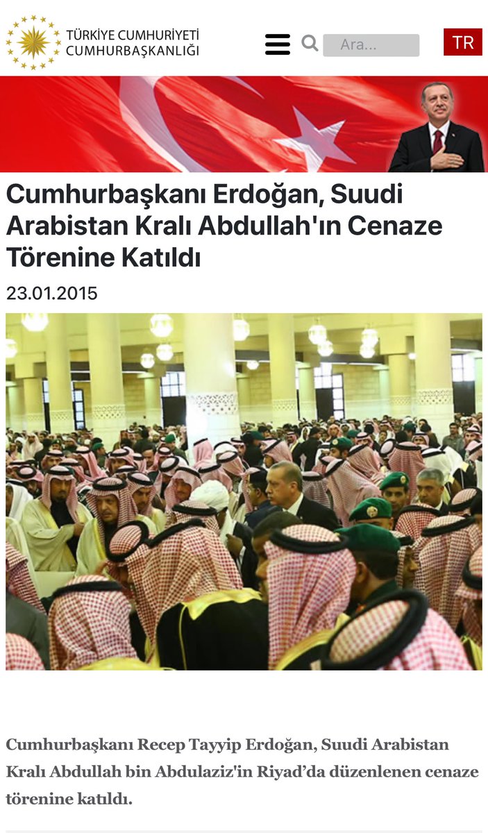 Erdoğan 2015’de ölümünün ardından yas ilan ettiği Sudi Arabistan kralının cenaze törenine katılmıştı. İran liderinin ardından da yas ilan etti ama cenaze törenine gitmedi. Neden?