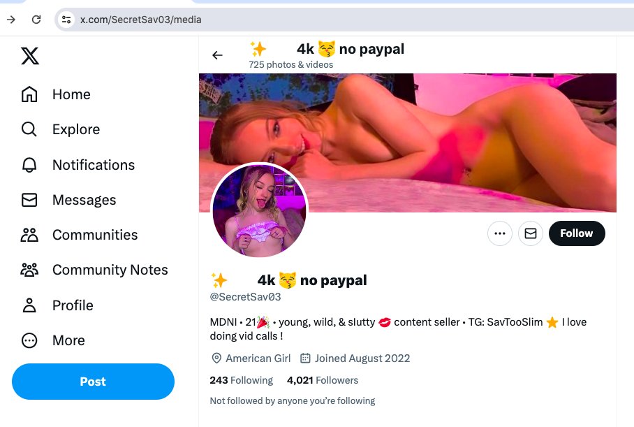 T04STERR's tweet photo. ☠️ New in The Toaster: @SecretSav03 ☠️
🖤☠️🖤☠️🖤
#buyingcontent #nsfwtwtًً #KeepYouToasted https://t.co/IVvlN3wIcT