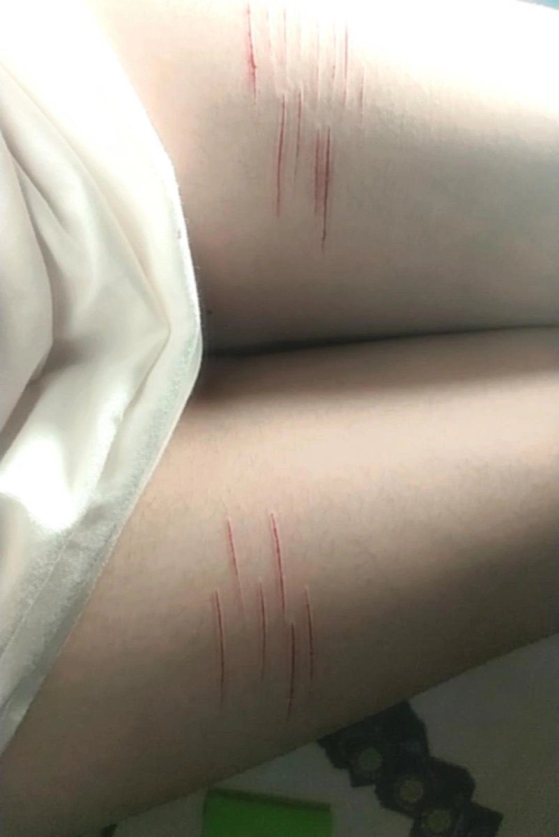 Post by 糯米饭on X: 偷偷割了凉席, image size:802x1200