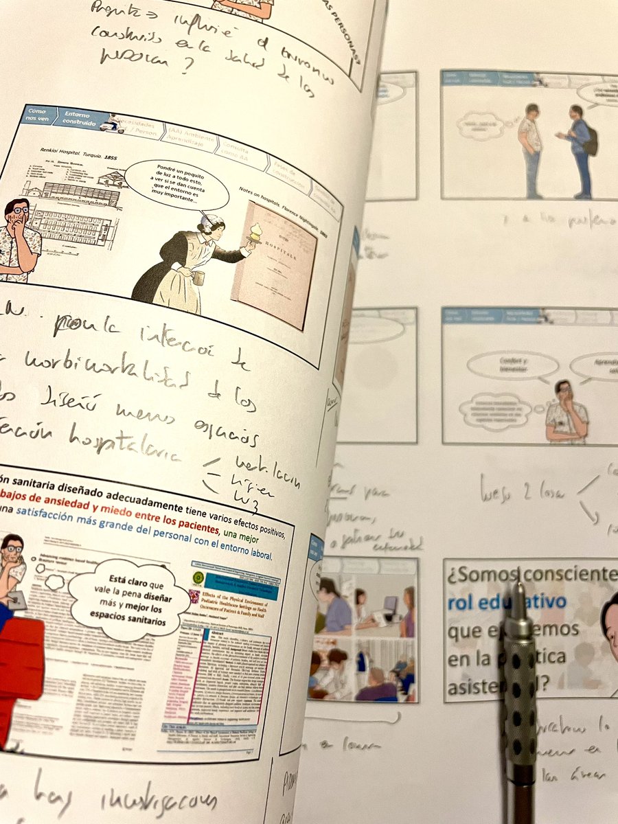 tolitovm's tweet photo. Últimos preparativos para que mañana podamos descubrir las virtudes del espacio sanitario más allá del confort…hablaré del diseño de las consultas como Ambientes de Aprendizaje en temas de salud en #39JENCOT compartiendo mesa con @C_Sarabia_Cobo @Creative_Nurse @Cuidandoneonato https://t.co/NKC0jNdHVD