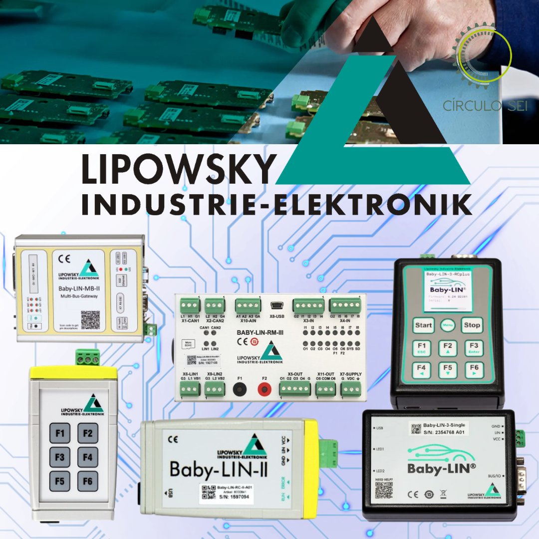 Circulo_SEI's tweet image. 🇩🇪Lipowsky is a German company that develops and produces electronic devices for industrial and automotive applications.
✅Círculo SEI we are distributors in Mexico, for more information on the equipment we handle, take a look at our page.
circulo-sei.com