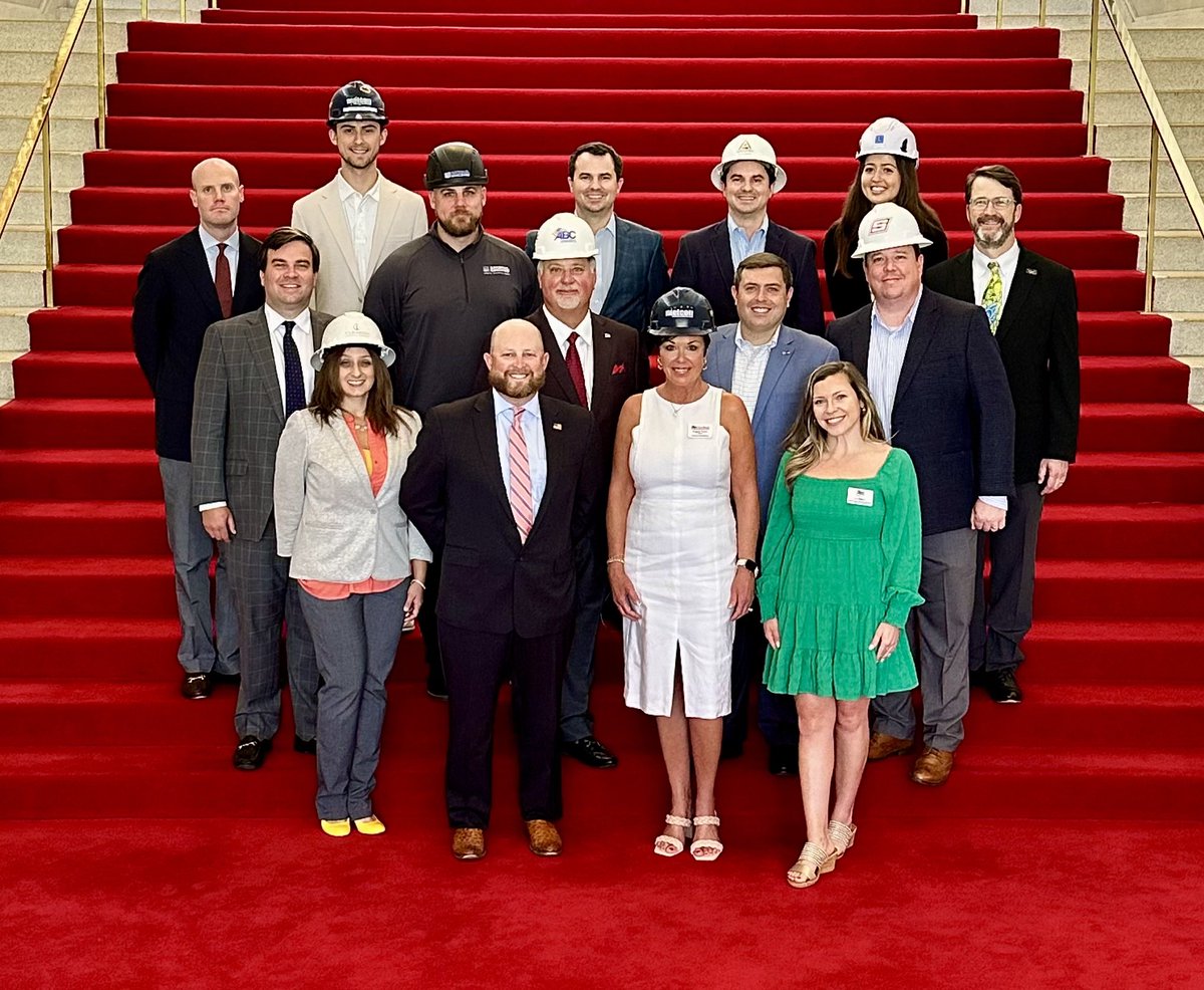 We enjoyed great fellowship with our friends from @ABCCarolinas this week as part of their Hard Hat Day at the #NCGA. This organization represents over 22,000 members working in the construction industry. They understand the importance of keeping workers safe and healthy, while