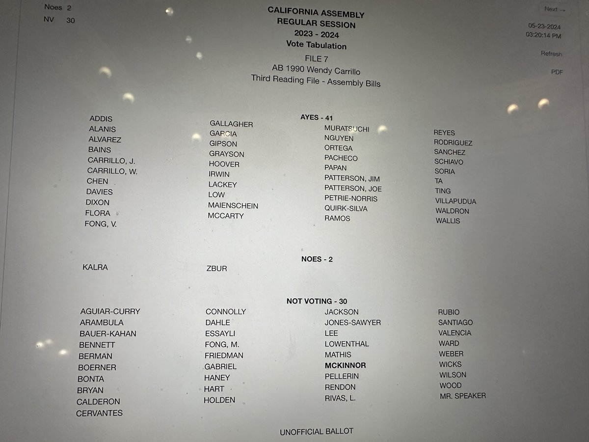 TinaMcKinnor1's tweet photo. 🚨 Disappointing News: AB1990 has just passed the Assembly floor, granting police the authority to stop and retain individuals without a warrant. This bill is now headed to the Senate floor. We must keep a close watch on this development. #AB1990 #CivilRights #StayInformed https://t.co/LoyfOOEStd