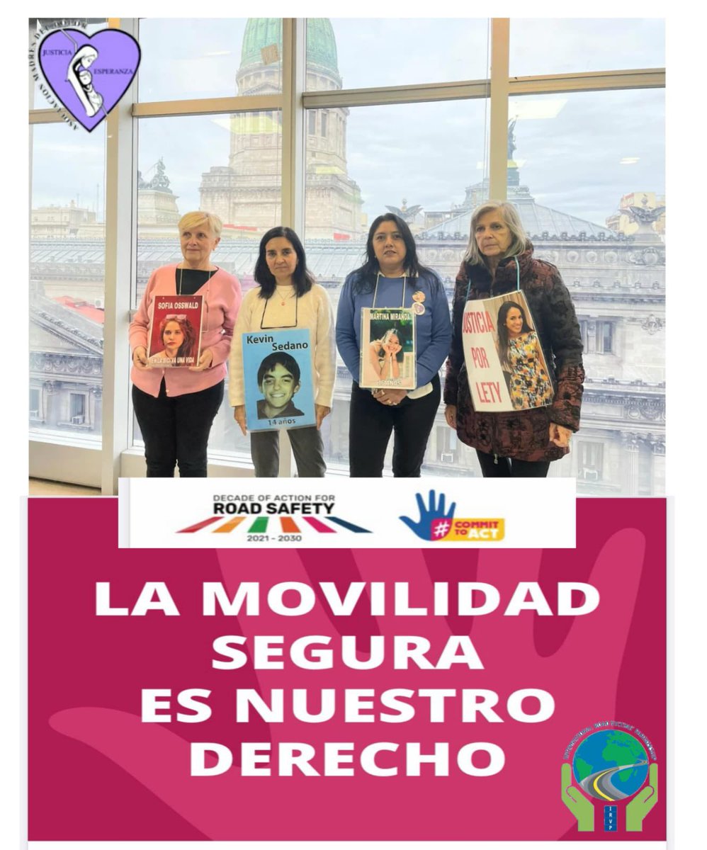 madresdeldolor's tweet image. #CommitToAct #MakeItSafe @RoadSafetyNGOs @BIENARG @sanbeatorres @viviamperroneOK @Silviaok16 @NelviVolders @monicapueblas @RandazzoF @CarolinaPiparo @Ramir_Gutierrez @HualaVictoria @OLlancafilo