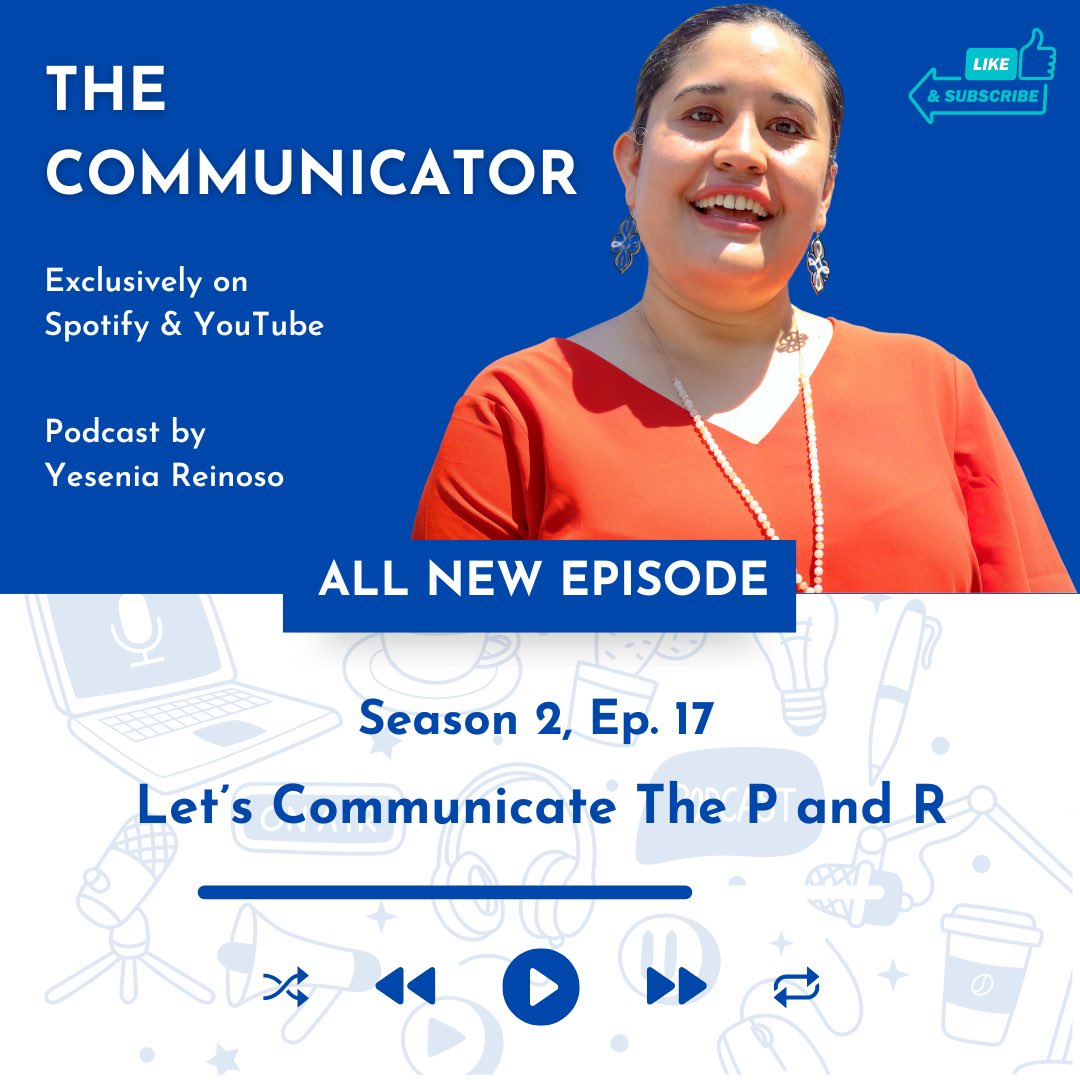 y_communicate's tweet photo. The #Season2 train continues with a new episode of #TheCommunicator. In Episode 17, @YeseniaReinoso4 gives a 360-degree overview of #publicrelations.

Listen to this episode on major podcast mediums and #YouTube.

https://t.co/2MJr3JJLJ8 https://t.co/SsWxF19aGw