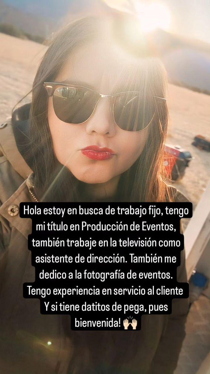 nikolefernanda_'s tweet photo. Estoy buscando trabajoooo si pueden compartir gracias #buscotrabajo #trabajo #eventod #fotografia #television https://t.co/zvuxc0S1FB
