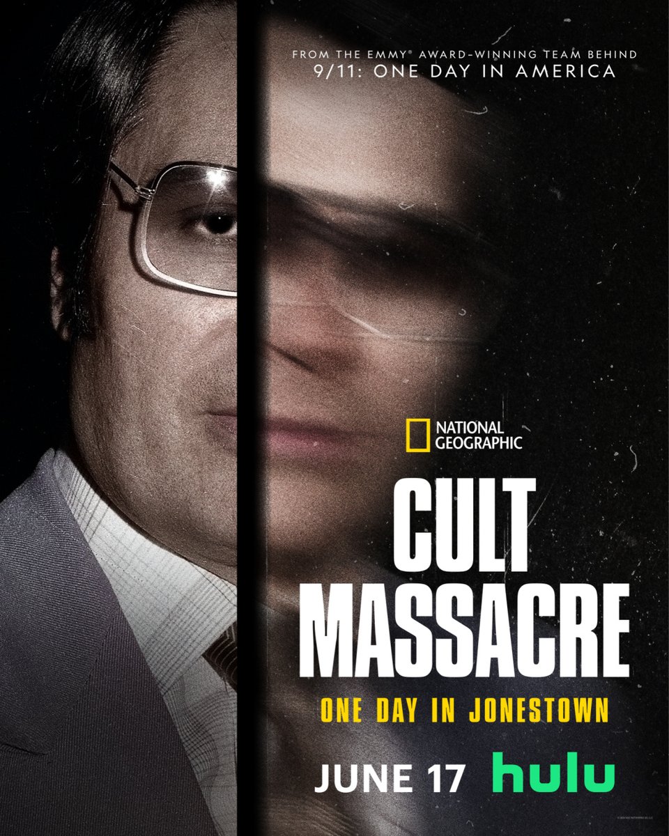 Nat Geo is about to take us on a haunting journey with their new docuseries, 'Cult Massacre: One Day In Jonestown', premiering June 17 on Hulu. 👀🎥🍦

Watch the trailer 👉🏾 bit.ly/3WQHoqb

#CultMassacreOneDayInJonestown #NatGeo #Hulu #JimJones #Trailer #IceCreamConvos
