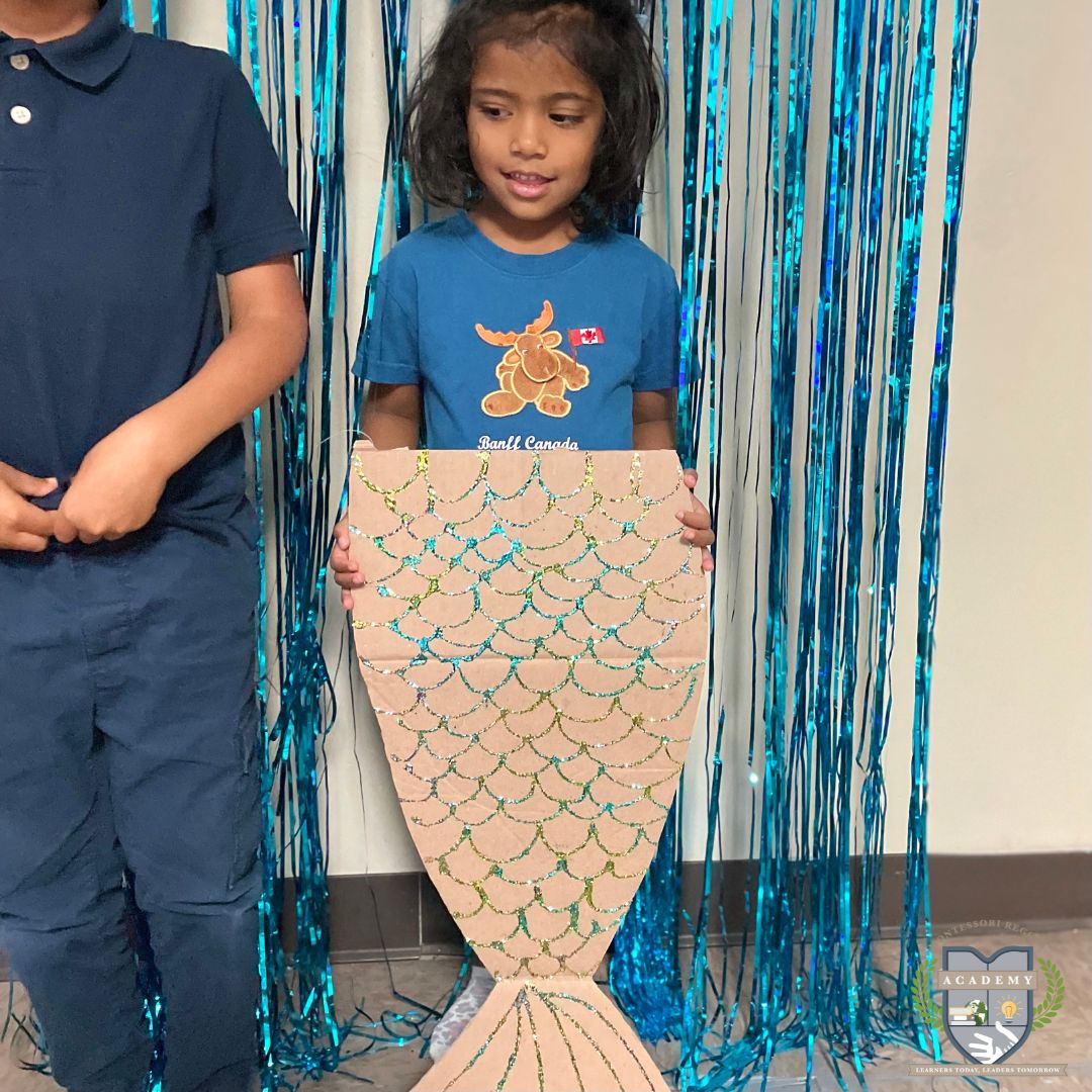 More from our Elementary Primary friends' classroom aquarium, where the kids became sea life and swam in the ocean they created! #SugarLandPrivateEducation #MontessoriEducation #ReggioEmilia #EarlyChildhoodEducation #CogniaAccredited #Cognia #HoustonsBest #HoustonsBestOfTheBest