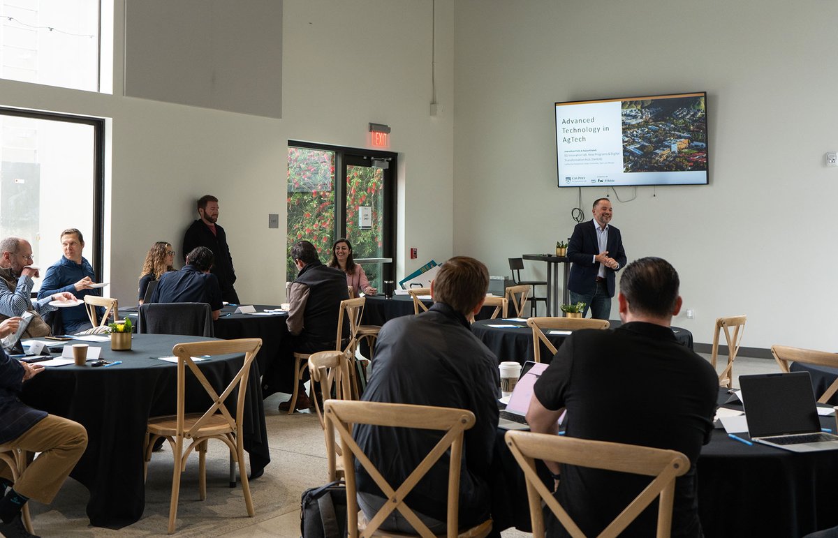 The Cal Poly DxHub 5G Innovation Lab is hosting an AgTech Workshop today, bringing together experts in the field to brainstorm innovative use cases and foster collaborative networks. Follow along for updates as we shape the future of #AgTech through #wireless connectivity!