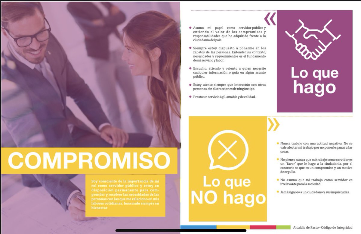 OAIPasto's tweet photo. 🌍 Desde la Oficina de Asuntos Internacionales de la Alcaldía de Pasto, presentamos nuestros Códigos de Integridad. ¡Compromiso con la transparencia y la ética! #IntegridadPasto #TransparenciaGlobal https://t.co/k9jNiru5Ye