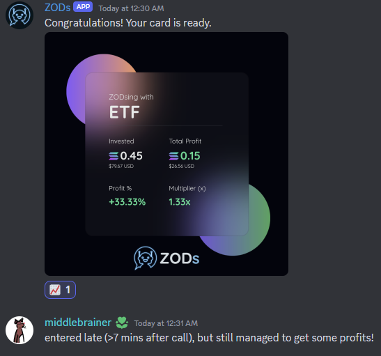 Invites have been sent out and we're onboarding the first batch of beta users 🤠

<a href="/nftraian/">traian Ξ</a> and <a href="/middlebrainer/">middlebrainer</a> managed to profit quickly, even though onboarding is still in progress 🕵️‍♂️

If this is just the beginning, I'm thinking about what the PEAK will be like.

Stay fresh and