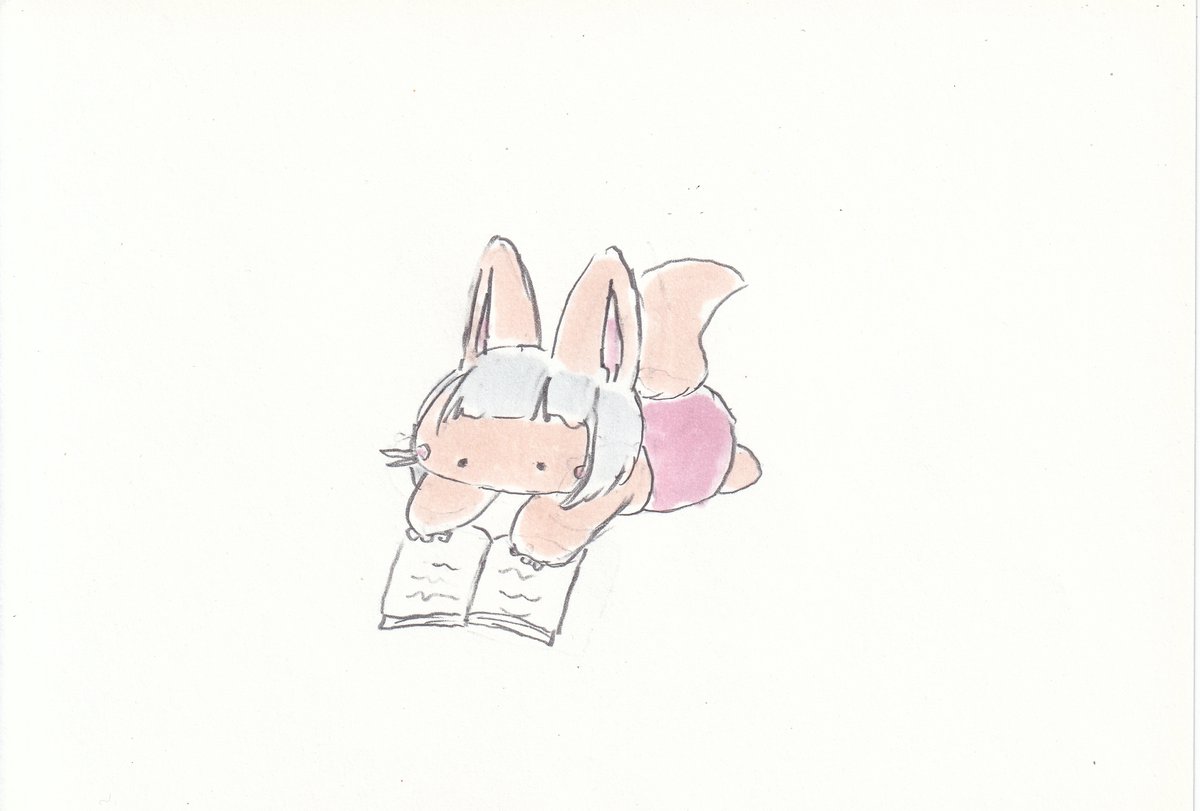 ナナチ(メイドインアビス) 「読書タイム。#イラスト #メイドインアビス 」|けだまのイラスト