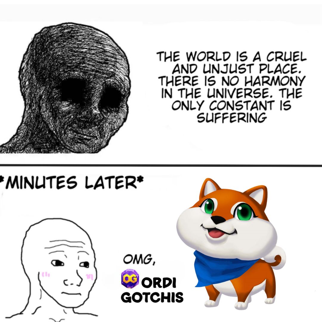 OrdiGotchis's tweet photo. π«’ It's true...
π We found the meaning of life.
π
Mint date announcement coming soon.....
#ordinals #runes #ordigotchis #BTCpets #LFG https://t.co/TnBF9S0uzM