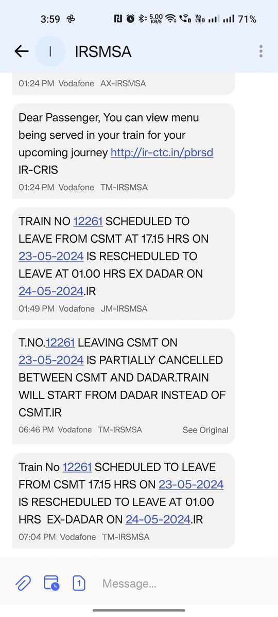 akinza's tweet photo. @drmmumbaicr @Central_Railway @YatriRailways at 4AM, The train is still not arrived at the Dadar station... do you have any idea what's happening with the passengers. Such a premium train has such a pathetic service. @AshwiniVaishnaw https://t.co/dG0YZsud7f