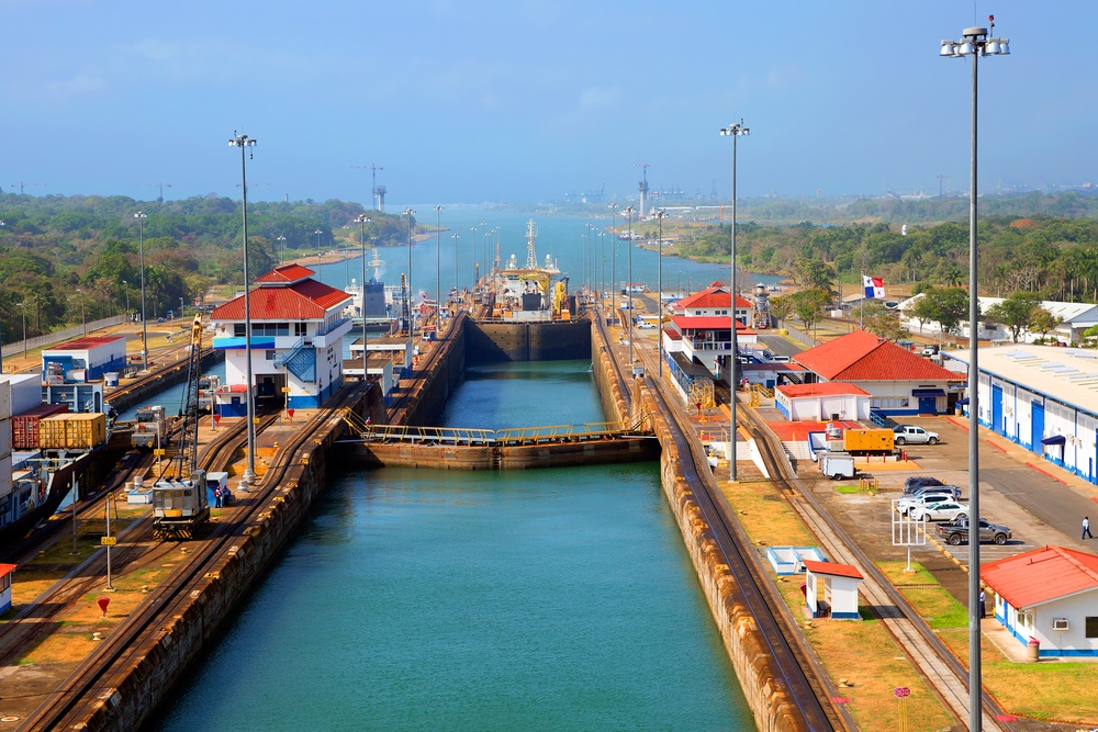 engineers_feed's tweet photo. The Panama Canal, completed in 1914, is an engineering marvel that connects the Atlantic &amp; Pacific Oceans. The canal’s construction included the excavation of over 200 million cubic yards of earth &amp; the creation of massive locks that can lift ships up to 85 feet above sea level. https://t.co/sCeusOXgjB