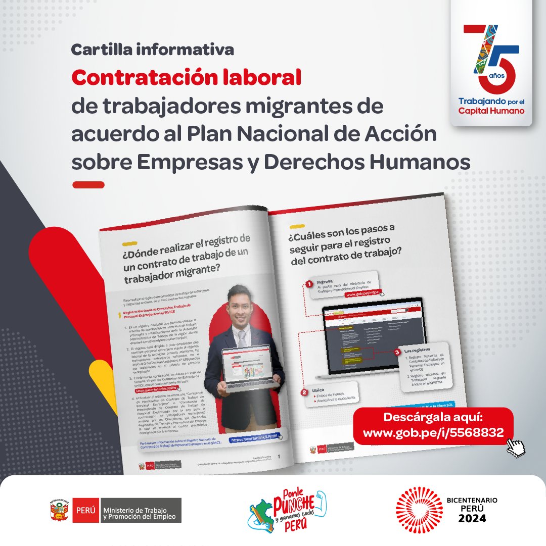 Ministerio de Trabajo y Promoción del Empleo tweet media
