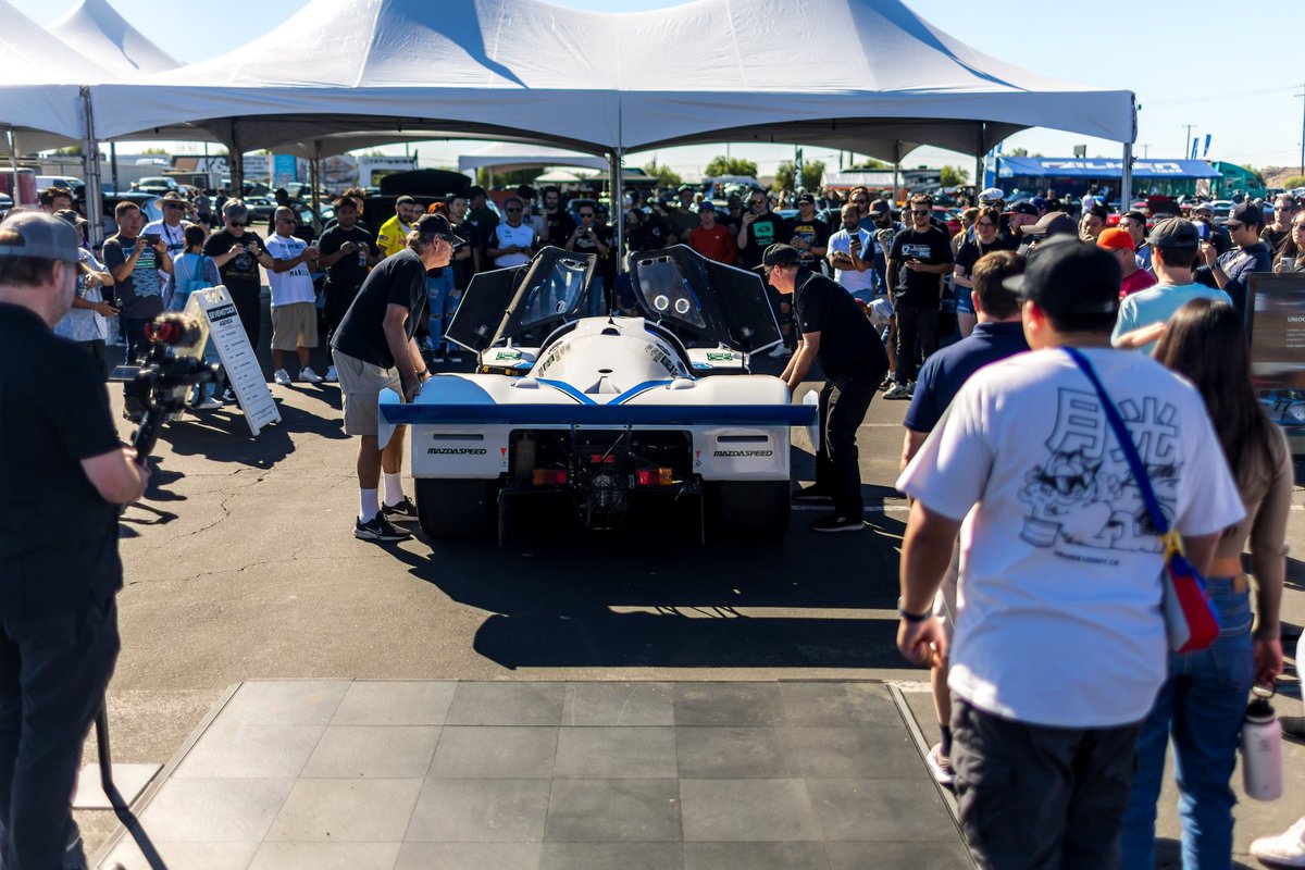 MazdaRacing's tweet photo. Throwback to having classic Mazda’s on display during the 25th Annual #SevenStock, a rotary festival created by a group of enthusiasts where fans and racers share their passion for cars.
#MazdaMotorsports https://t.co/zwAme9zShD