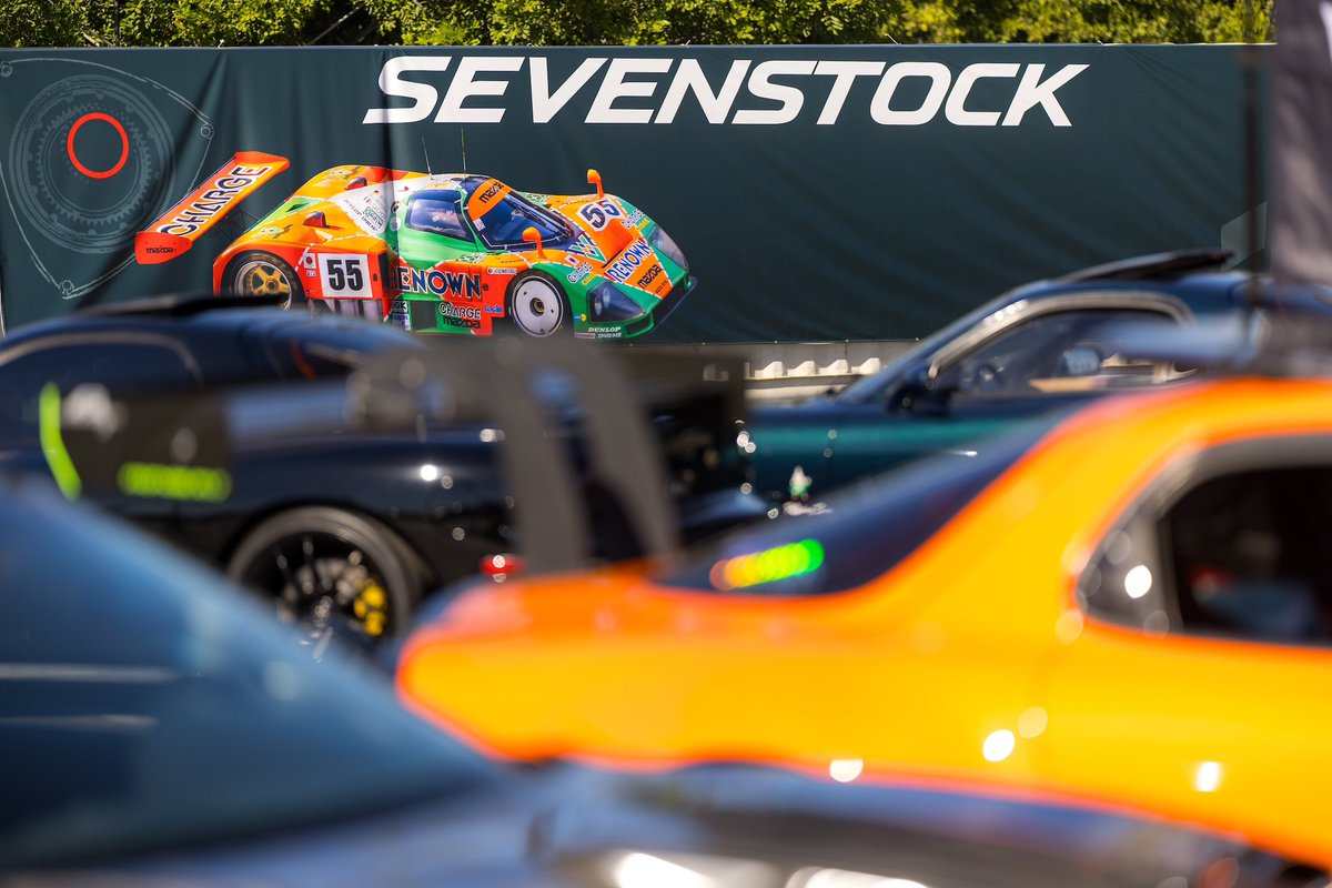 MazdaRacing's tweet photo. Throwback to having classic Mazda’s on display during the 25th Annual #SevenStock, a rotary festival created by a group of enthusiasts where fans and racers share their passion for cars.
#MazdaMotorsports https://t.co/zwAme9zShD