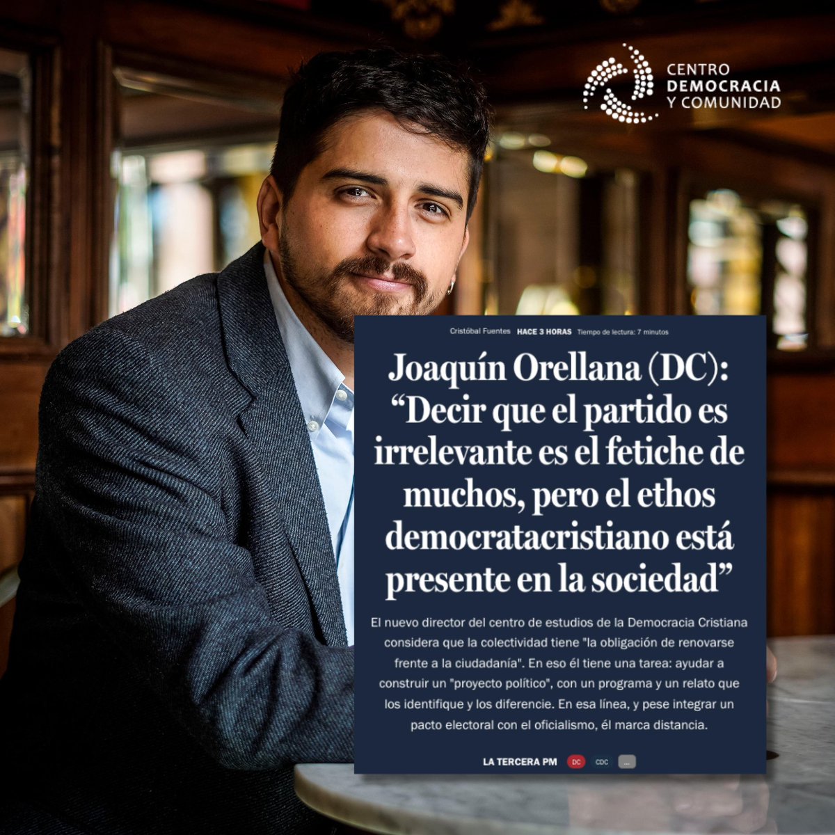 Te compartimos la entrevista a nuestro Director Ejecutivo @joaco_orellana publicada hoy en @latercera 🗞️ latercera.com/la-tercera-pm/…