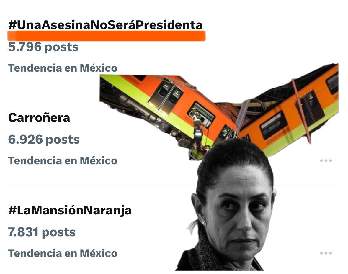 Marcela_Feraud's tweet photo. ¡Señores, son ustedes unos Xingones! Ya es tendencia #𝐔𝐧𝐚𝐀𝐬𝐞𝐬𝐢𝐧𝐚𝐍𝐨𝐒𝐞𝐫á𝐏𝐫𝐞𝐬𝐢𝐝𝐞𝐧𝐭𝐚

Lo logramos. ¡Vamos por los 💯 mil posts! 

No hagan tendencia 
#𝐔𝐧𝐚𝐀𝐬𝐞𝐬𝐢𝐧𝐚𝐍𝐨𝐒𝐞𝐫á𝐏𝐫𝐞𝐬𝐢𝐝𝐞𝐧𝐭𝐚
porque se enoja la #NarcoCandidataClaudiaDeLasMentiras https://t.co/s4uEeqrPZD