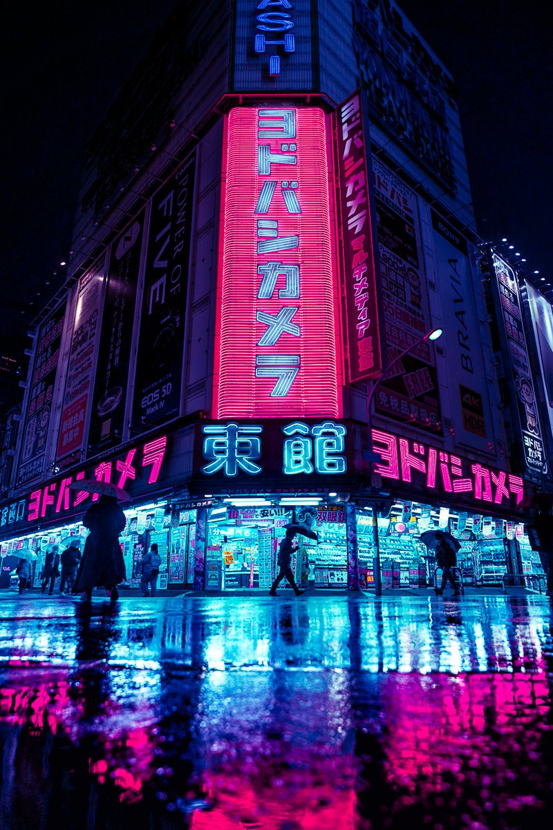 AestheticsJapan's tweet photo. Neon Nights in Japan https://t.co/rTu81iQhfC