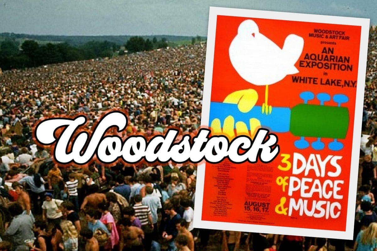 Woodstock 1969 was a real event. 
Three days that changed everything.
Peace
Love
Music 

The Jesus crucifixion and resurrection was a fictional event. 
Three days that didn’t happen.