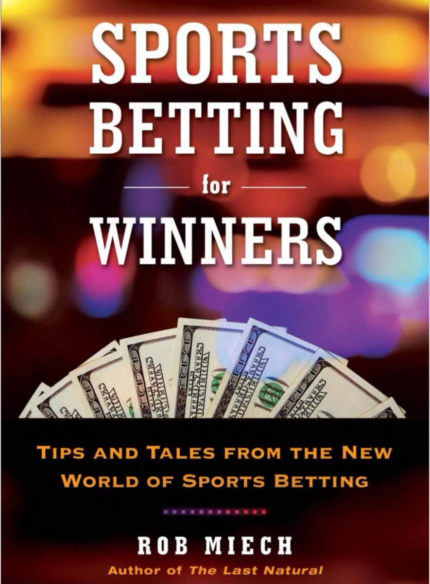 With Summer fast approaching, I’ll list my top picks for great reads regarding Sports Betting. Coming in at #1 is written by @robmiech