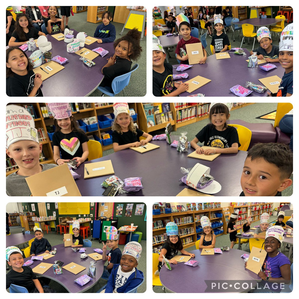 selenadewitt12's tweet photo. My kiddos are officially published authors!! I’m so proud of all the hard work they put into their class book! We had a publishing party with our families for the grand reveal! They were amazed by their own work! @NISDCole https://t.co/JtwWzDnbXv