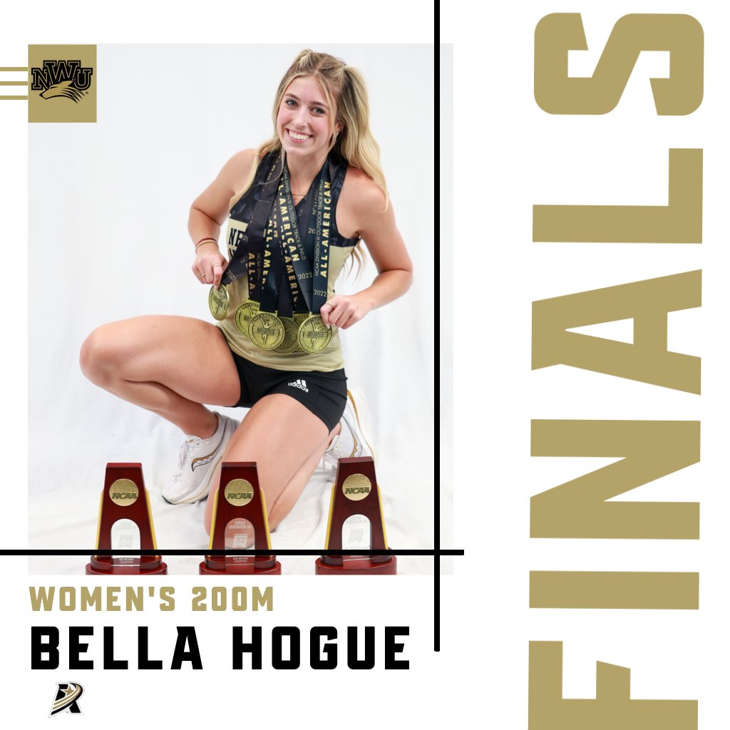 🚨Big Q Alert🚨

Bella Hogue wins her prelim heat of the women’s 200m in a time of 23.76 and qualifies for Saturday’s final. She will rest up and be back out on the track for the 4x4 in about one hour! 

#nwutf #pwolfnation