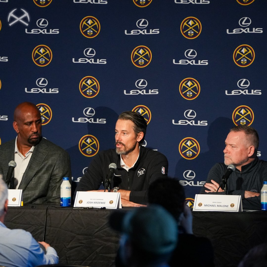 'We're going to be aggressive. We still think we have one of the best teams in the league with a really good chance of winning the next year.' More from today’s media availability: nuggets.media/5-23media