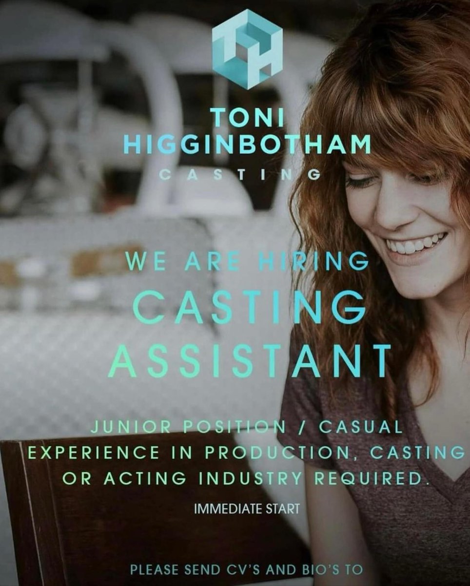 gigbooktv's tweet image. NSW: tonihcasting.com.au/contact/

#tonihigginbothamcasting #castingassistant #Junior #casual #ExperienceInProduction #casting #acting #OWNLAPTOP #workinoffice #artsbusiness #artsjob #BehindTheScenes #sydney #immediatestart #onestopshop #castandcrew #gigbook #joinforfree @ToniHCasting