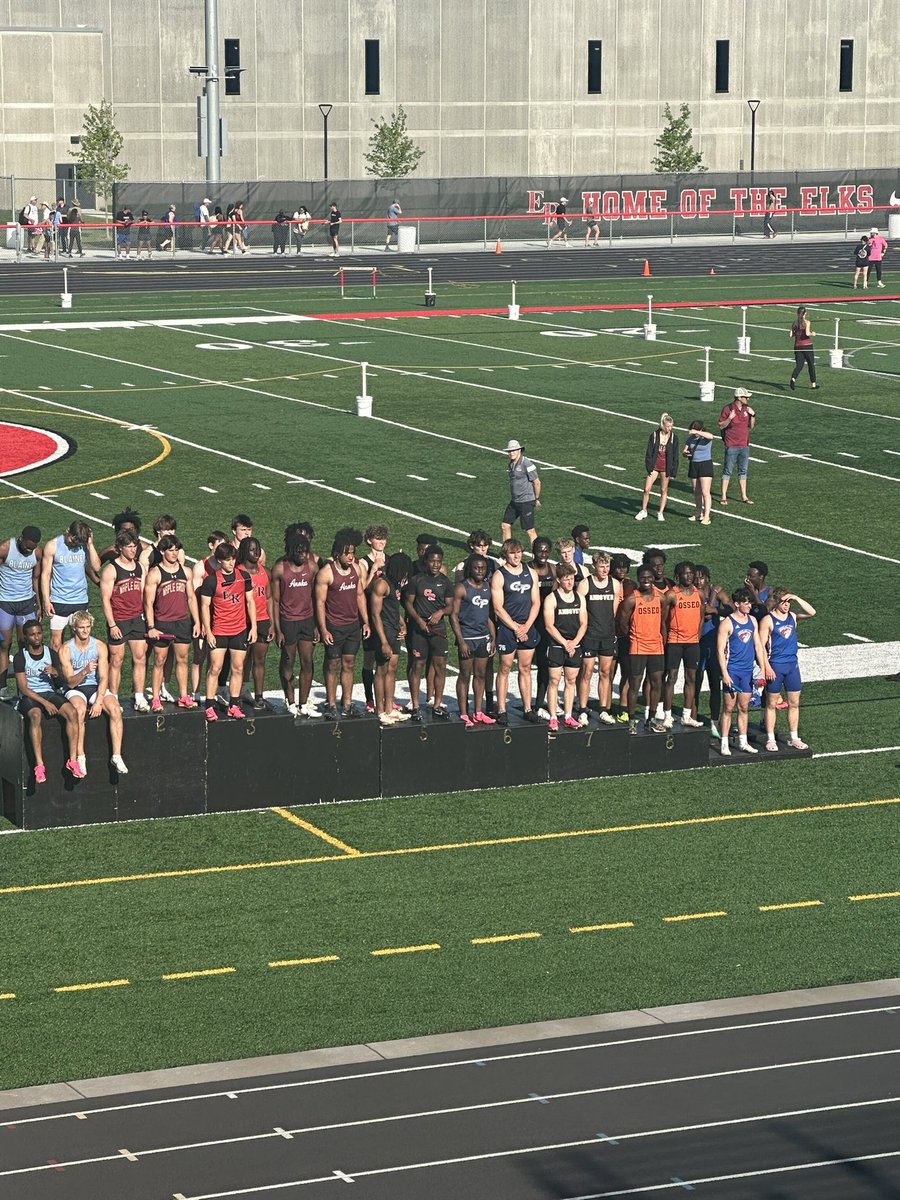 conference championships 4x100m relay 8th place- Lance, alpha, Jaden and Charles