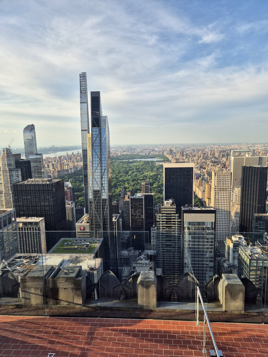 Pulmón en el corazón. Coraza de ladrillo, vidrio y acero. Así te veo Manhattan. #TheNewAdventuresOfUsoInNewYork
