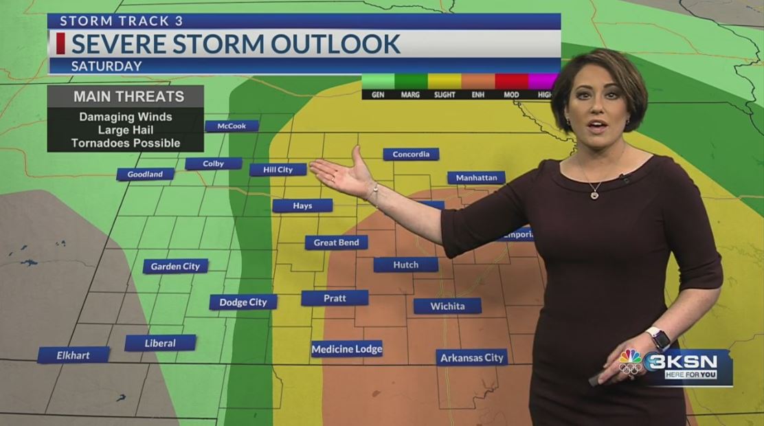#kswx #okwx #newx STORM TRACK 3 FORECAST: Isolated severe storms are possible tonight. Many more strong to severe storms will line up over Kansas early this holiday weekend. Here is the latest... ksn.com/weather/weathe… @KSNNews @KSNStormTrack3